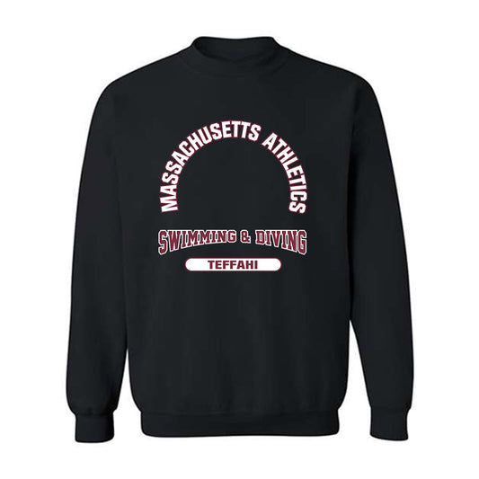 UMass - NCAA Men's Swimming & Diving : Zakariah Teffahi - Classic Fashion Shersey Crewneck Sweatshirt