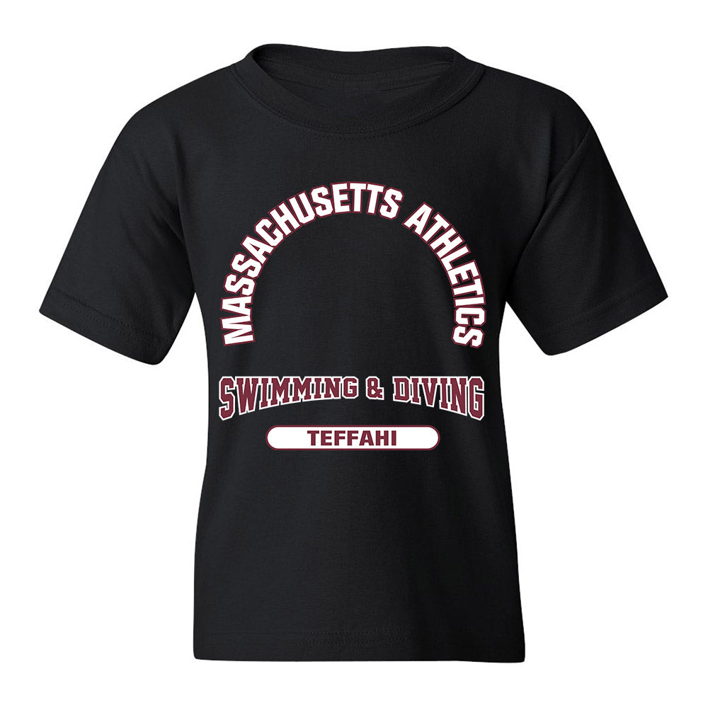 UMass - NCAA Men's Swimming & Diving : Zakariah Teffahi - Classic Fashion Shersey Youth T-Shirt