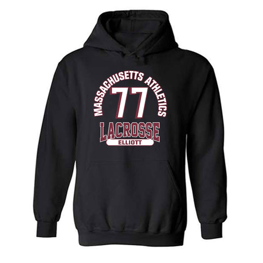 UMass - NCAA Men's Lacrosse : Jimmy Elliott - Classic Fashion Shersey Hooded Sweatshirt-0
