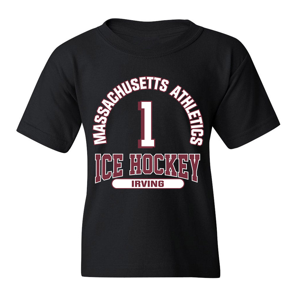 UMass - NCAA Men's Ice Hockey : Jackson Irving - Classic Fashion Shersey Youth T-Shirt