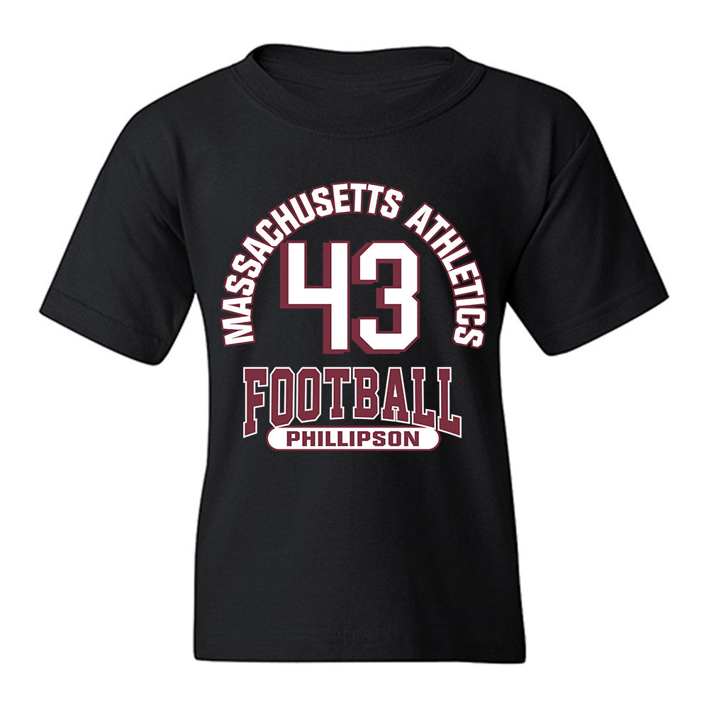 UMass - NCAA Football : Edward Phillipson - Classic Fashion Shersey Youth T-Shirt-0