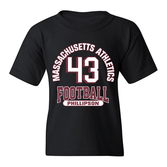 UMass - NCAA Football : Edward Phillipson - Classic Fashion Shersey Youth T-Shirt-0