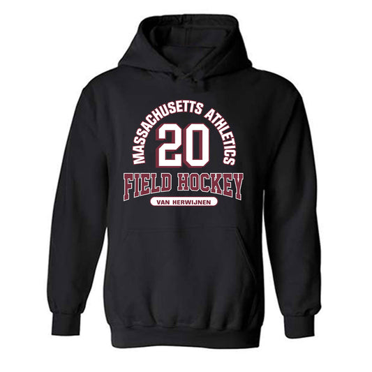 UMass - NCAA Women's Field Hockey : Myrte van Herwijnen - Classic Fashion Shersey Hooded Sweatshirt-0