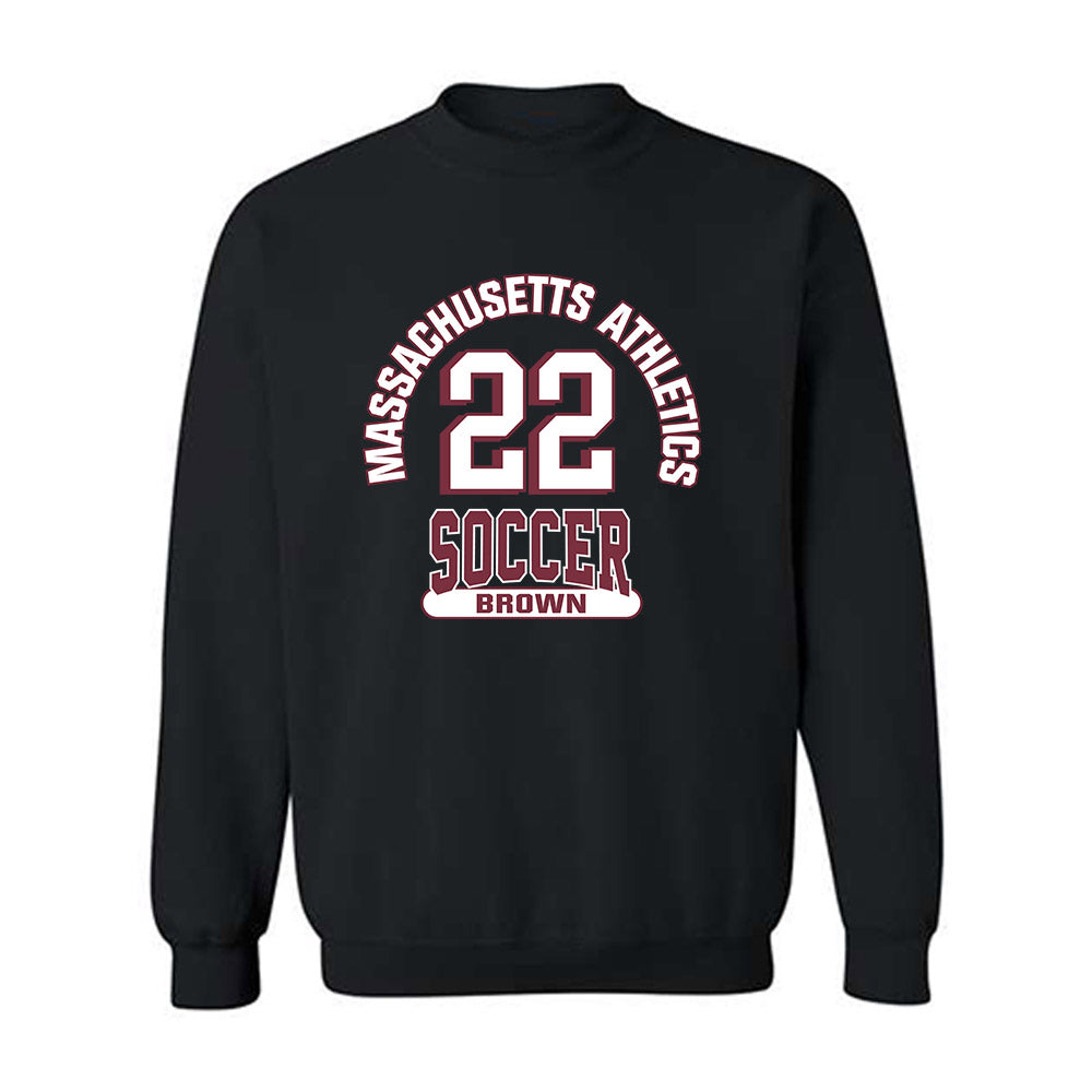 UMass - NCAA Men's Soccer : Alex Brown - Classic Fashion Shersey Crewneck Sweatshirt-0