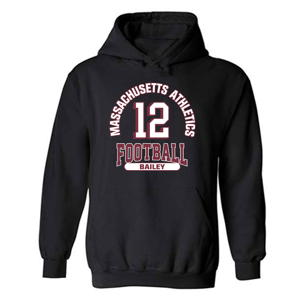 UMass - NCAA Football : Brennen Bailey - Classic Fashion Shersey Hooded Sweatshirt