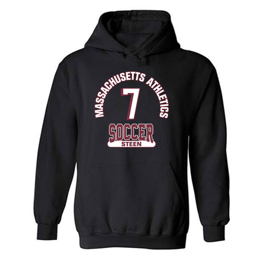 UMass - NCAA Women's Soccer : Kaila Steen - Classic Fashion Shersey Hooded Sweatshirt-0