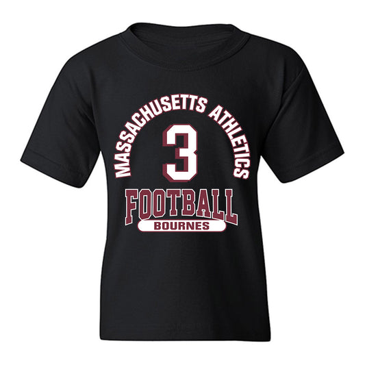 UMass - NCAA Football : Kendall Bournes - Classic Fashion Shersey Youth T-Shirt-0