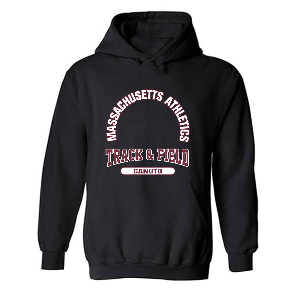 UMass - NCAA Women's Track & Field : Diamani Canuto - Classic Fashion Shersey Hooded Sweatshirt-0