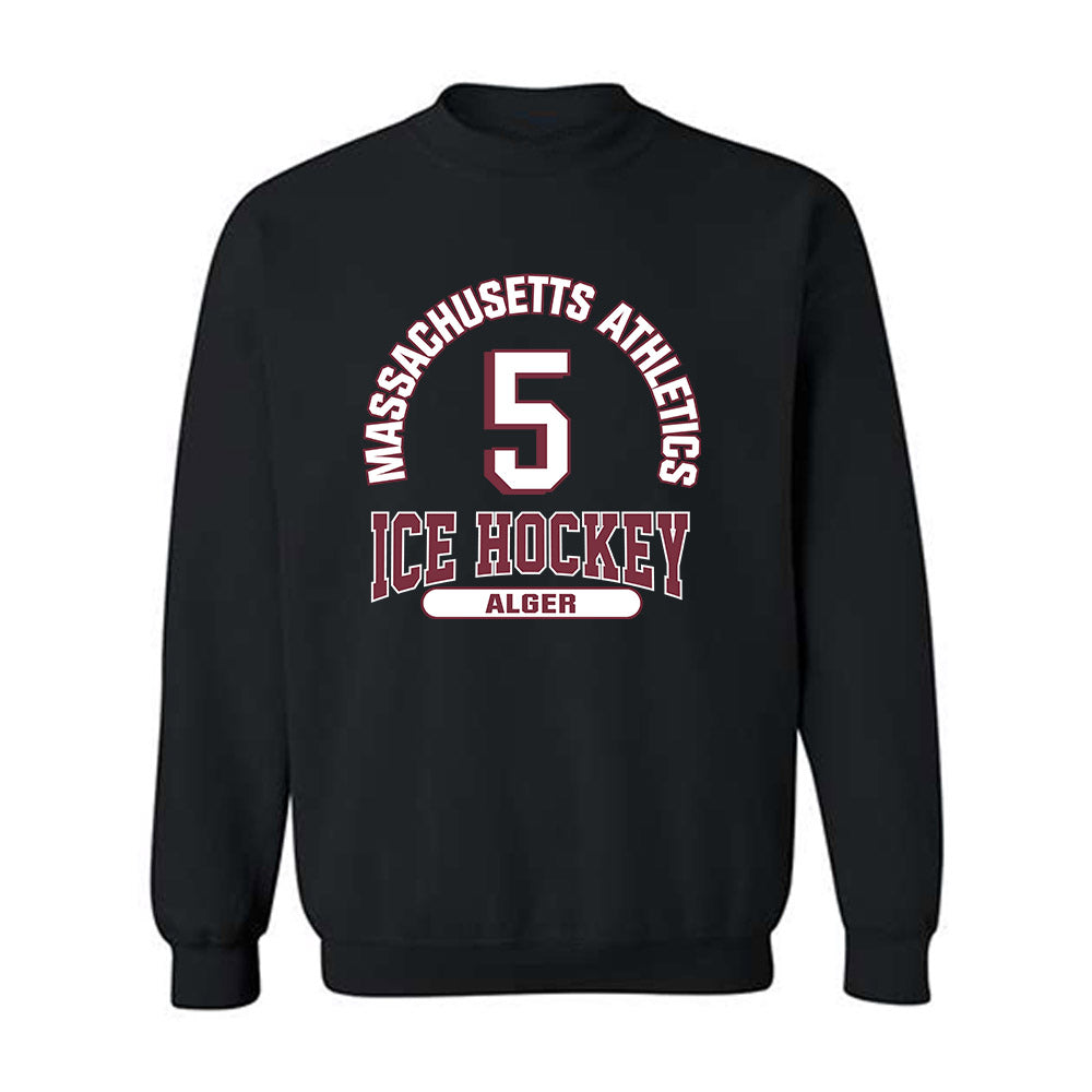 UMass - NCAA Men's Ice Hockey : Linden Alger - Classic Fashion Shersey Crewneck Sweatshirt