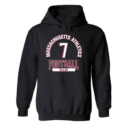 UMass - NCAA Football : Lake Ellis - Classic Fashion Shersey Hooded Sweatshirt