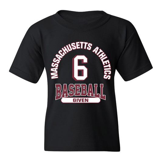 UMass - NCAA Baseball : Zack Given - Classic Fashion Shersey Youth T-Shirt