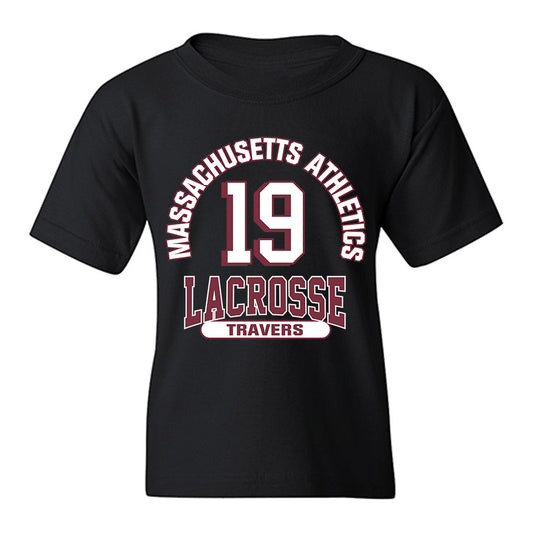 UMass - NCAA Men's Lacrosse : Robbie Travers - Classic Fashion Shersey Youth T-Shirt-0
