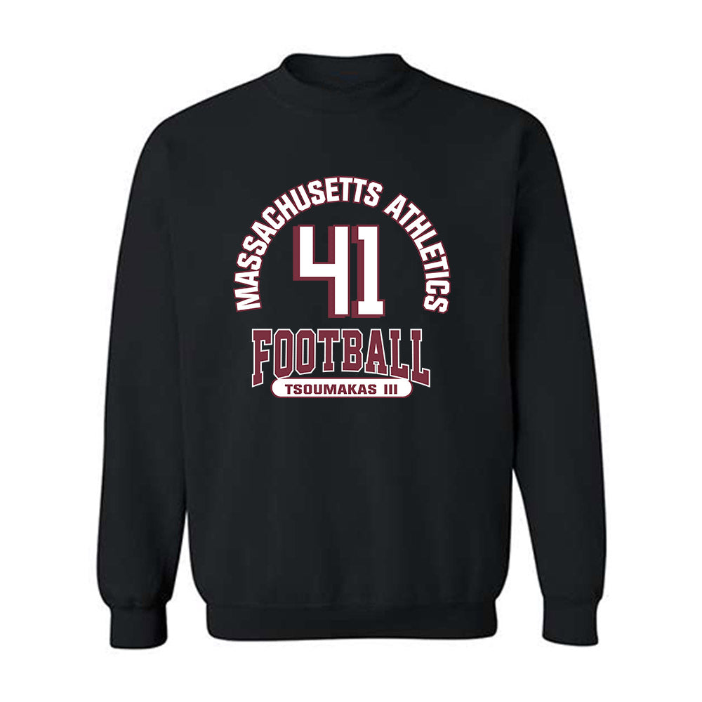 UMass - NCAA Football : Alex Tsoumakas III - Classic Fashion Shersey Crewneck Sweatshirt