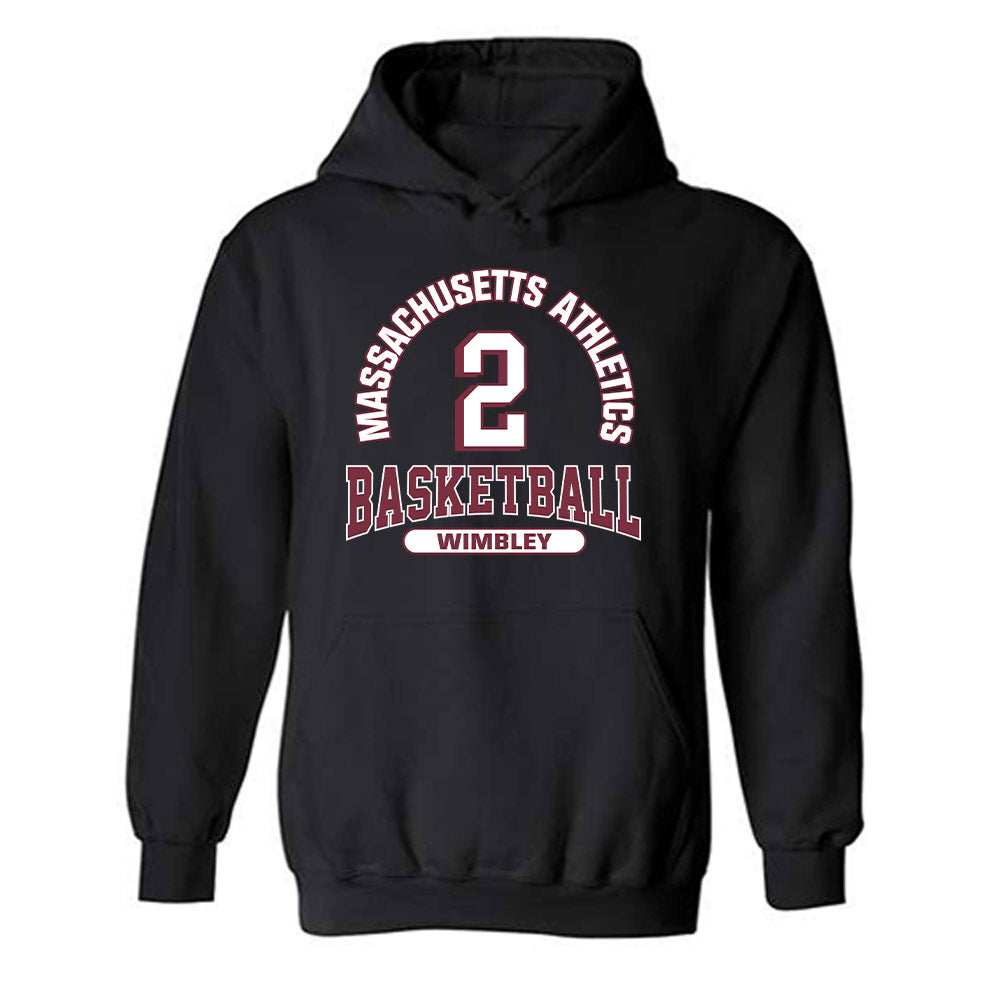 UMass - NCAA Men's Basketball : Dwayne Wimbley - Classic Fashion Shersey Hooded Sweatshirt-0