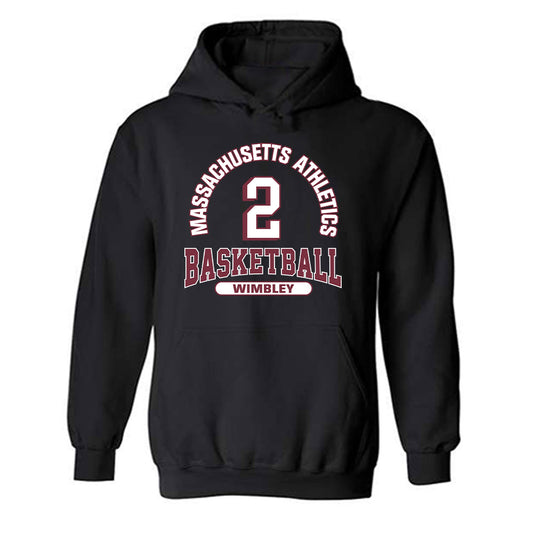 UMass - NCAA Men's Basketball : Dwayne Wimbley - Classic Fashion Shersey Hooded Sweatshirt-0