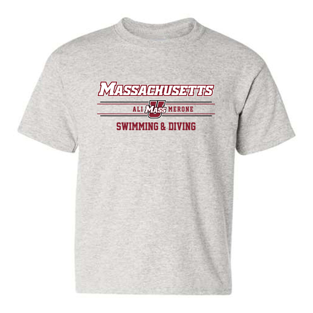 UMass - NCAA Women's Swimming & Diving : Ali Merone - Classic Fashion Shersey Youth T-Shirt