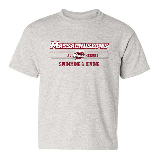 UMass - NCAA Women's Swimming & Diving : Ali Merone - Classic Fashion Shersey Youth T-Shirt