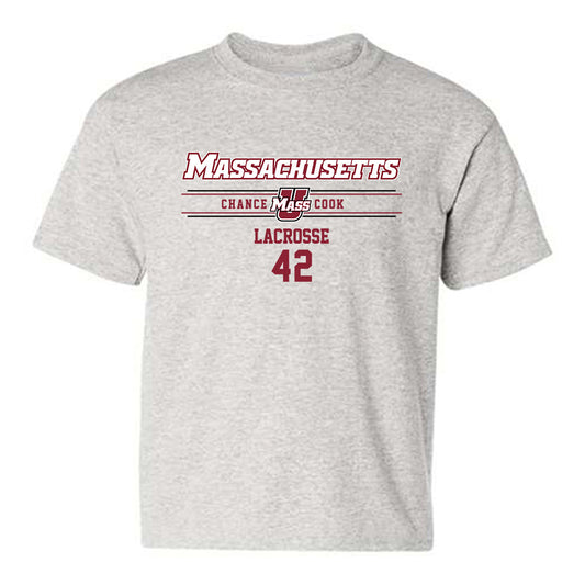 UMass - NCAA Men's Lacrosse : Chance Cook - Classic Fashion Shersey Youth T-Shirt-0