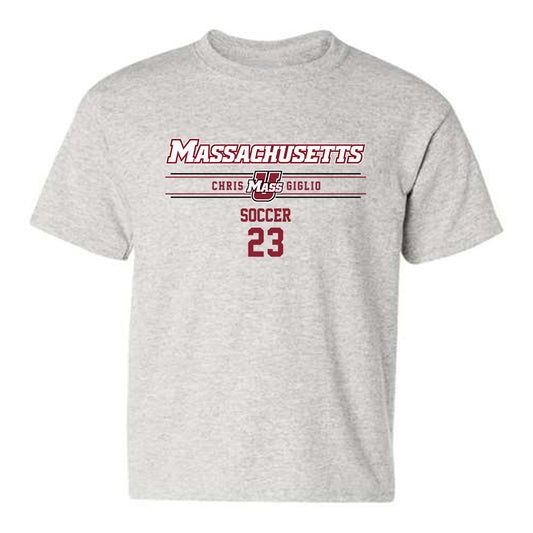 UMass - NCAA Men's Soccer : Chris Giglio - Classic Fashion Shersey Youth T-Shirt