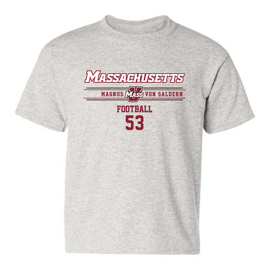 UMass - NCAA Football : Magnus Von Saldern - Classic Fashion Shersey Youth T-Shirt