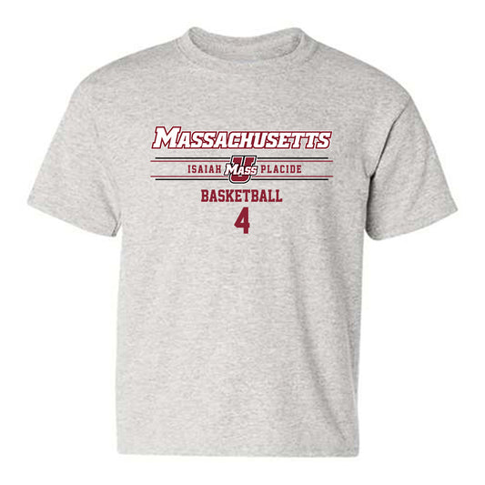 UMass - NCAA Men's Basketball : Isaiah Placide - Classic Fashion Shersey Youth T-Shirt-0