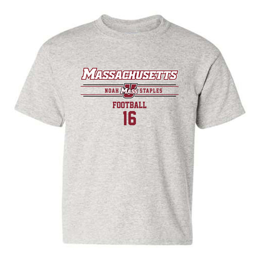 UMass - NCAA Football : Noah Staples - Classic Fashion Shersey Youth T-Shirt