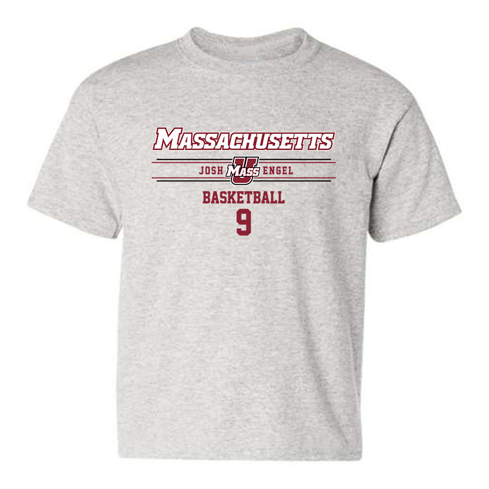 UMass - NCAA Men's Basketball : Josh Engel - Classic Fashion Shersey Youth T-Shirt