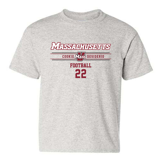 UMass - NCAA Football : Cookie Desiderio - Classic Fashion Shersey Youth T-Shirt-0