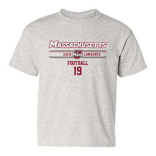 UMass - NCAA Football : Zach Lawrence - Classic Fashion Shersey Youth T-Shirt-0