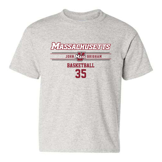 UMass - NCAA Men's Basketball : John Brigham - Classic Fashion Shersey Youth T-Shirt