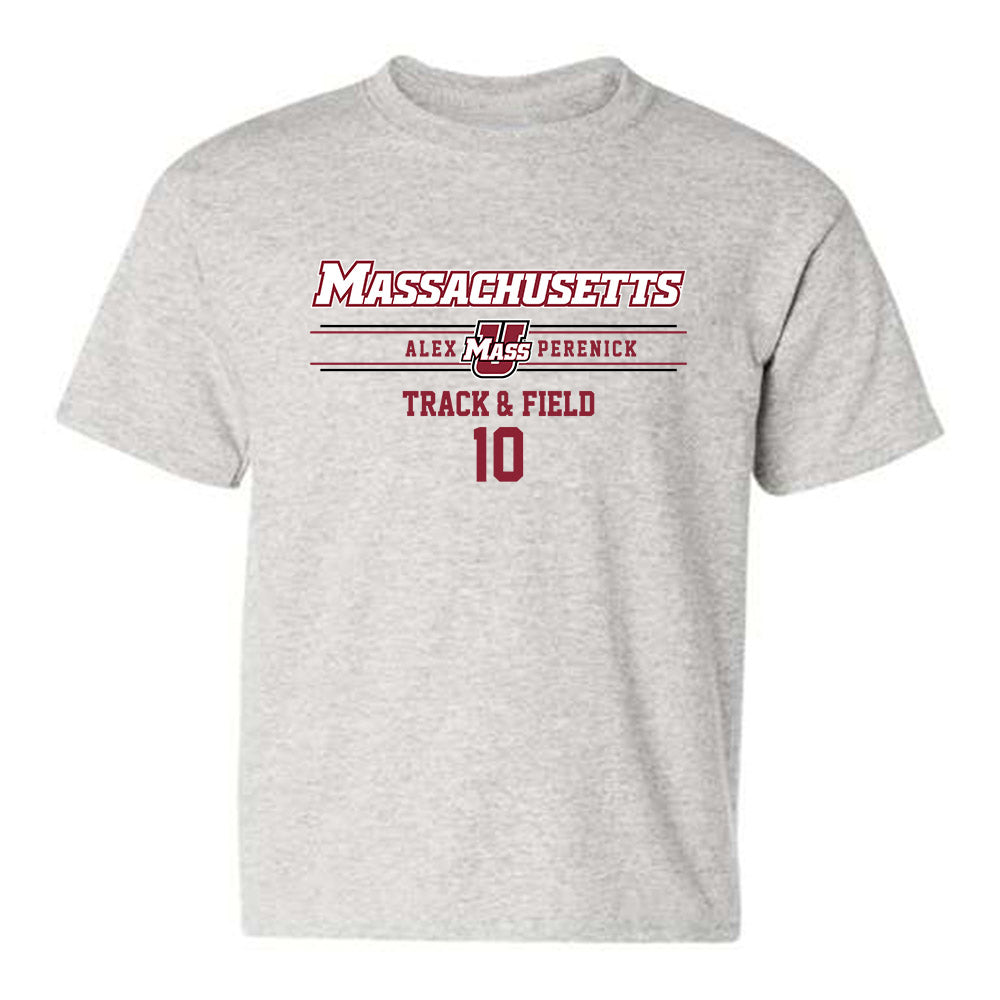 UMass - NCAA Men's Track & Field : Alex Perenick - Classic Fashion Shersey Youth T-Shirt