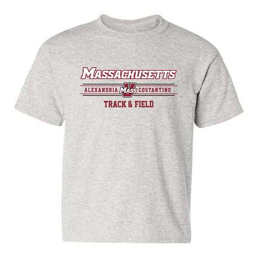 UMass - NCAA Women's Track & Field : Alexandria Costantino - Classic Fashion Shersey Youth T-Shirt-0