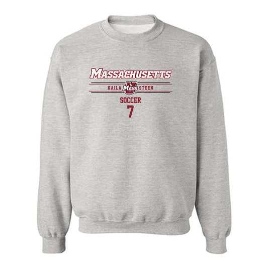 UMass - NCAA Women's Soccer : Kaila Steen - Classic Fashion Shersey Crewneck Sweatshirt-0