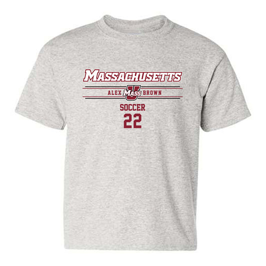 UMass - NCAA Men's Soccer : Alex Brown - Classic Fashion Shersey Youth T-Shirt-0