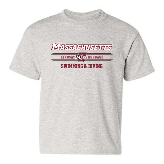 UMass - NCAA Women's Swimming & Diving : Lindsay Burbage - Classic Fashion Shersey Youth T-Shirt