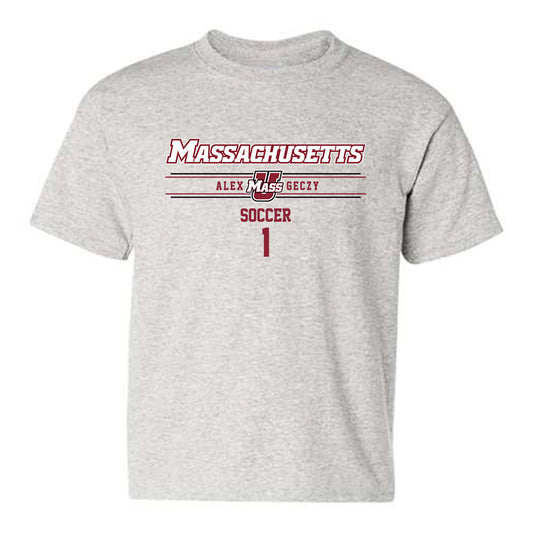 UMass - NCAA Men's Soccer : Alex Geczy - Classic Fashion Shersey Youth T-Shirt-0