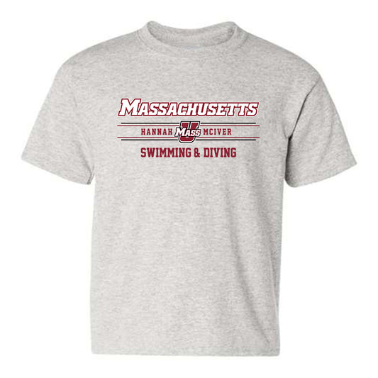 UMass - NCAA Women's Swimming & Diving : Hannah McIver - Classic Fashion Shersey Youth T-Shirt