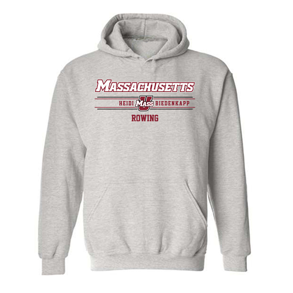 UMass - NCAA Women's Rowing : Heidi Biedenkapp - Classic Fashion Shersey Hooded Sweatshirt