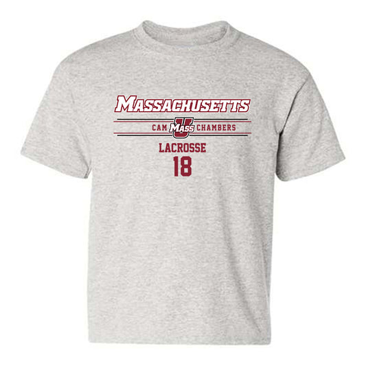 UMass - NCAA Men's Lacrosse : Cam Chambers - Classic Fashion Shersey Youth T-Shirt-0