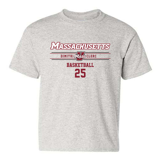 UMass - NCAA Men's Basketball : Dimitri Clerc - Classic Fashion Shersey Youth T-Shirt-0