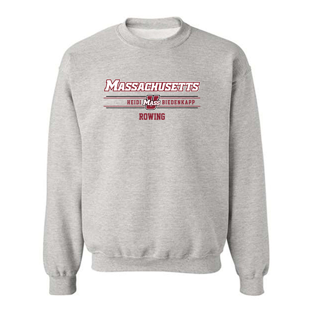 UMass - NCAA Women's Rowing : Heidi Biedenkapp - Classic Fashion Shersey Crewneck Sweatshirt