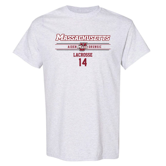 UMass - NCAA Men's Lacrosse : Aiden Drunsic - Classic Fashion Shersey T-Shirt-0