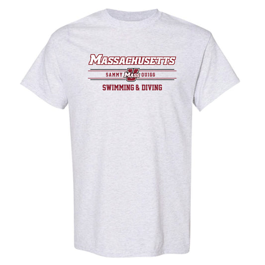 UMass - NCAA Men's Swimming & Diving : Sammy Quigg - Classic Fashion Shersey T-Shirt