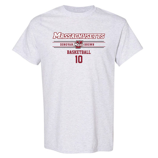 UMass - NCAA Men's Basketball : Donovan Brown - Classic Fashion Shersey T-Shirt-0