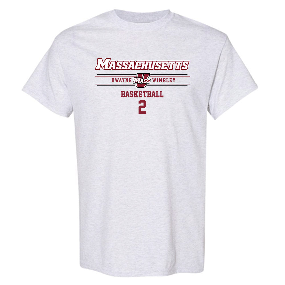 UMass - NCAA Men's Basketball : Dwayne Wimbley - Classic Fashion Shersey T-Shirt-0