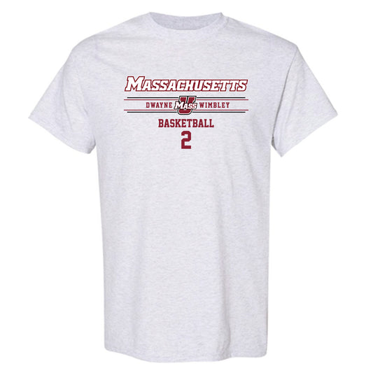 UMass - NCAA Men's Basketball : Dwayne Wimbley - Classic Fashion Shersey T-Shirt-0