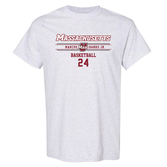 UMass - NCAA Men's Basketball : Marcus Banks Jr - Classic Fashion Shersey T-Shirt-0