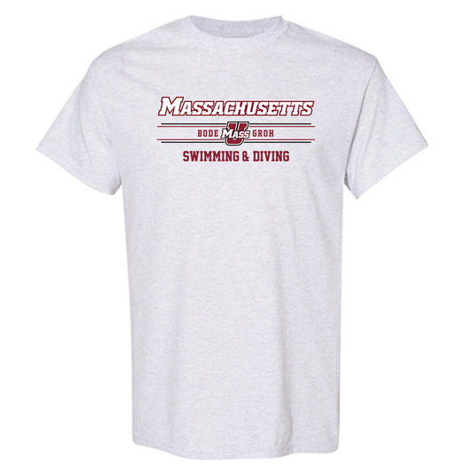 UMass - NCAA Men's Swimming & Diving : Bode Groh - Classic Fashion Shersey T-Shirt-0