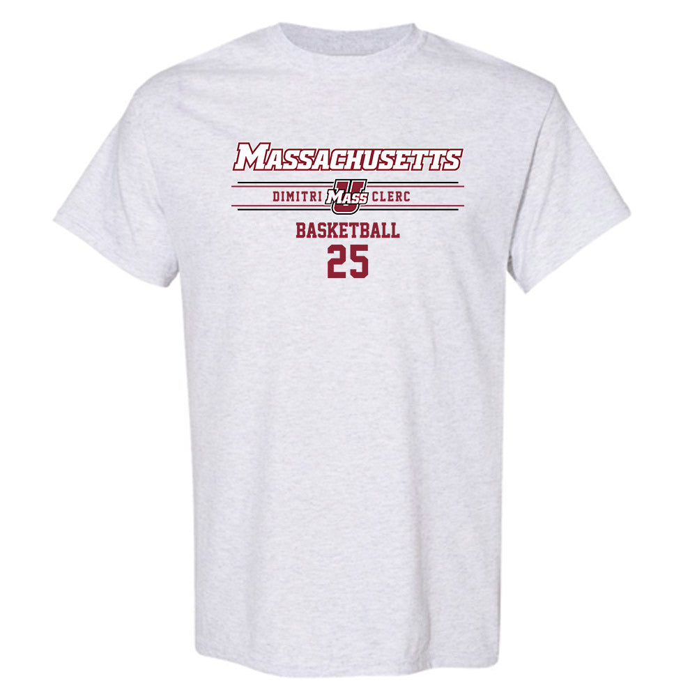 UMass - NCAA Men's Basketball : Dimitri Clerc - Classic Fashion Shersey T-Shirt-0