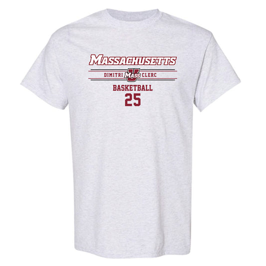 UMass - NCAA Men's Basketball : Dimitri Clerc - Classic Fashion Shersey T-Shirt-0